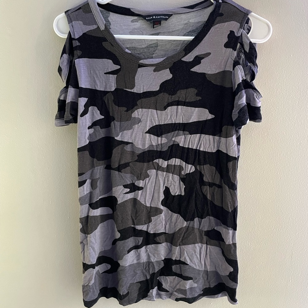 Rock & Republic Camo Shirt